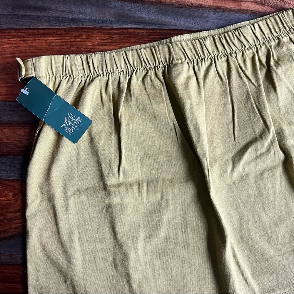 WILD FABLE Olive Green Wrap Skirt - Picture 4 of 5